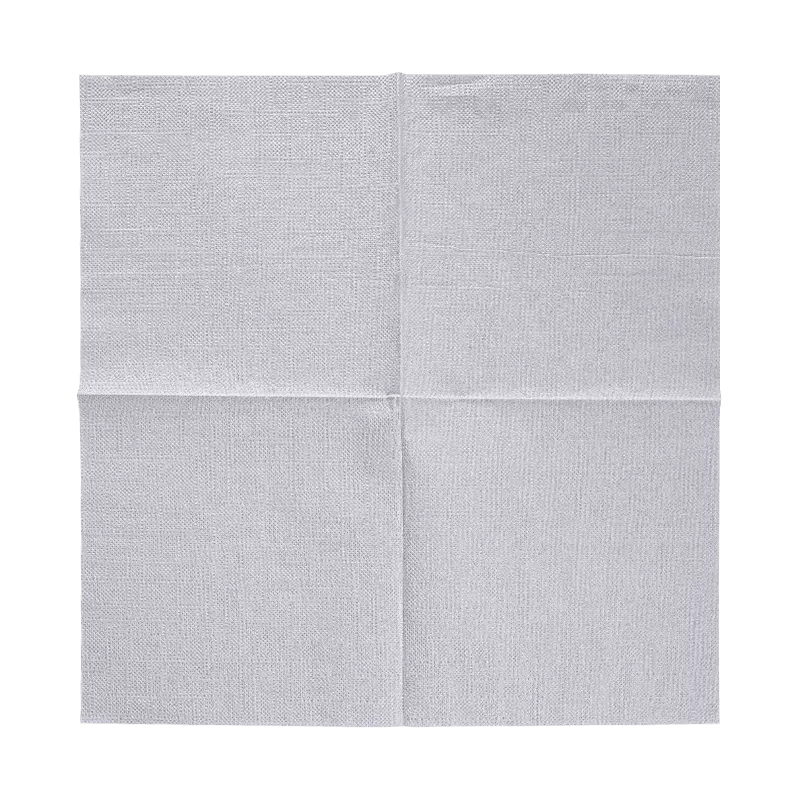 Custom Logo 3ply 25x25 White Paper Napkins Cocktail Napkins Party HL50PN07